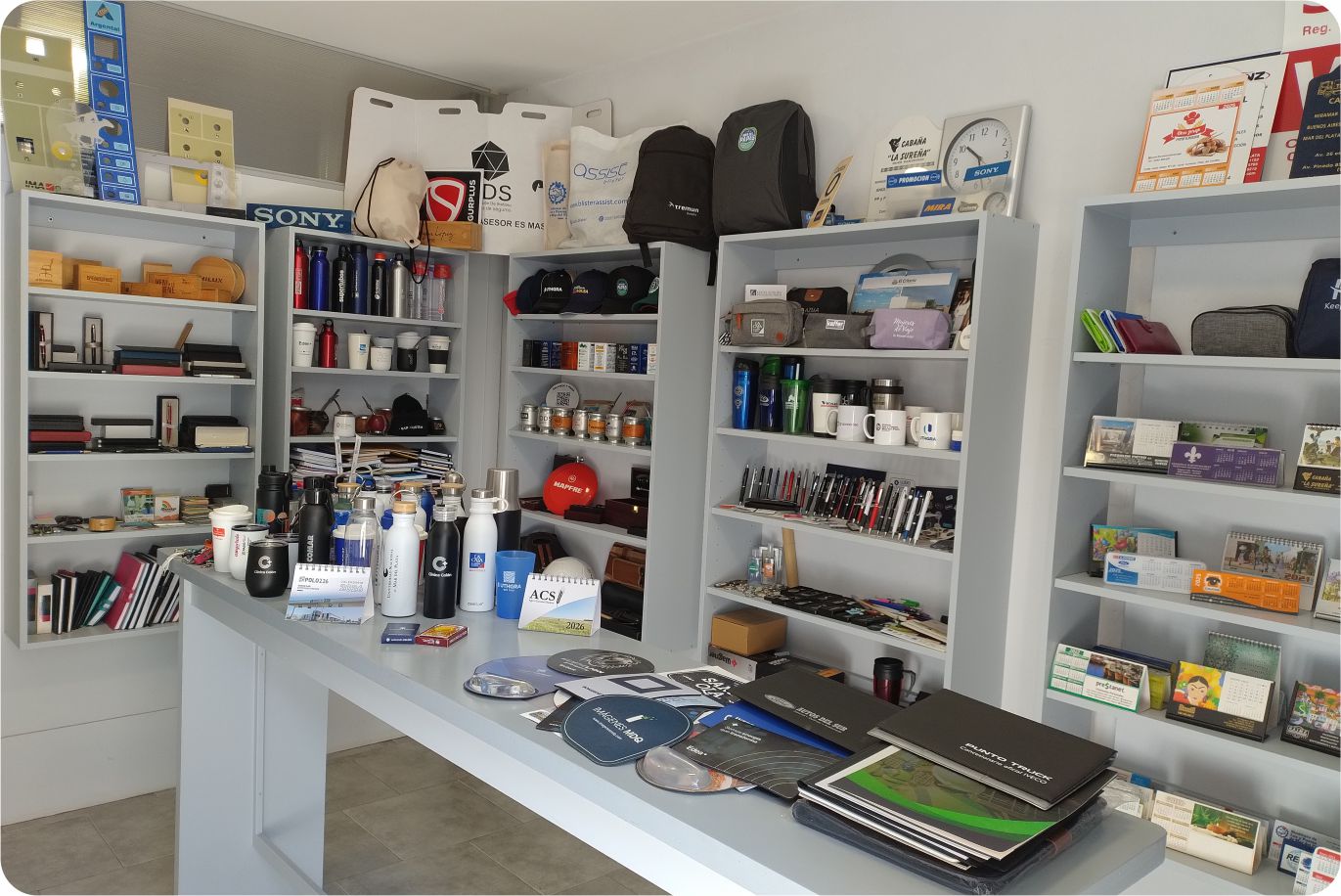 Showroom de productos promocionales y regalos empresariales